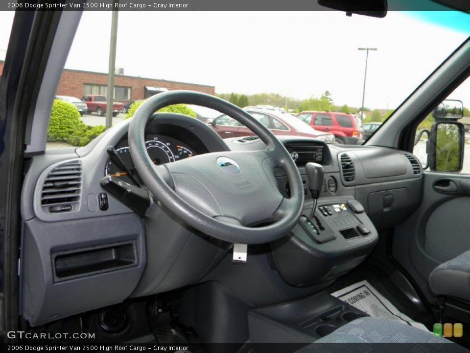 Gray Interior Dashboard for the 2006 Dodge Sprinter Van 2500 High Roof Cargo #40595821