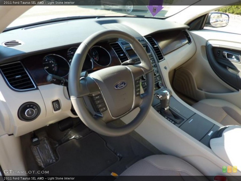 Light Stone Interior Prime Interior for the 2011 Ford Taurus SEL AWD #40595840