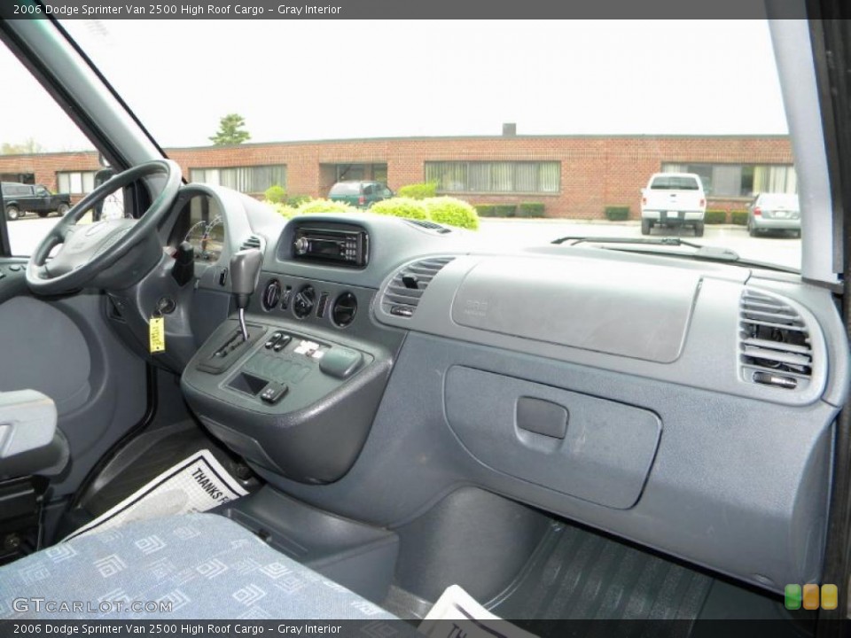 Gray Interior Dashboard for the 2006 Dodge Sprinter Van 2500 High Roof Cargo #40595921