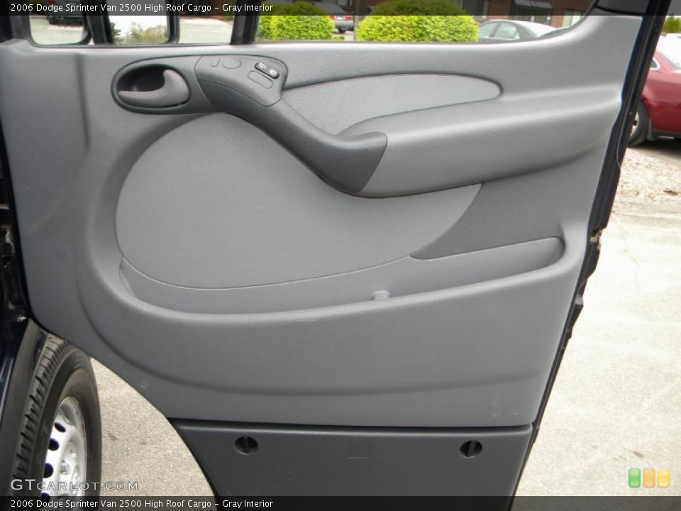 Gray Interior Door Panel for the 2006 Dodge Sprinter Van 2500 High Roof Cargo #40595949