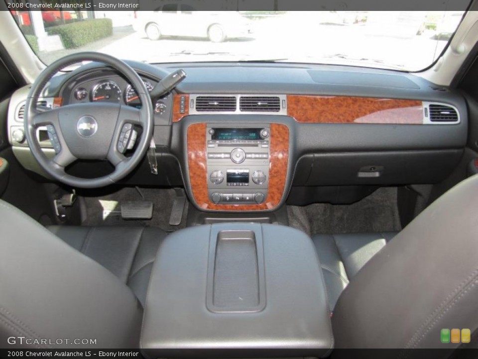 Ebony Interior Prime Interior for the 2008 Chevrolet Avalanche LS #40596005