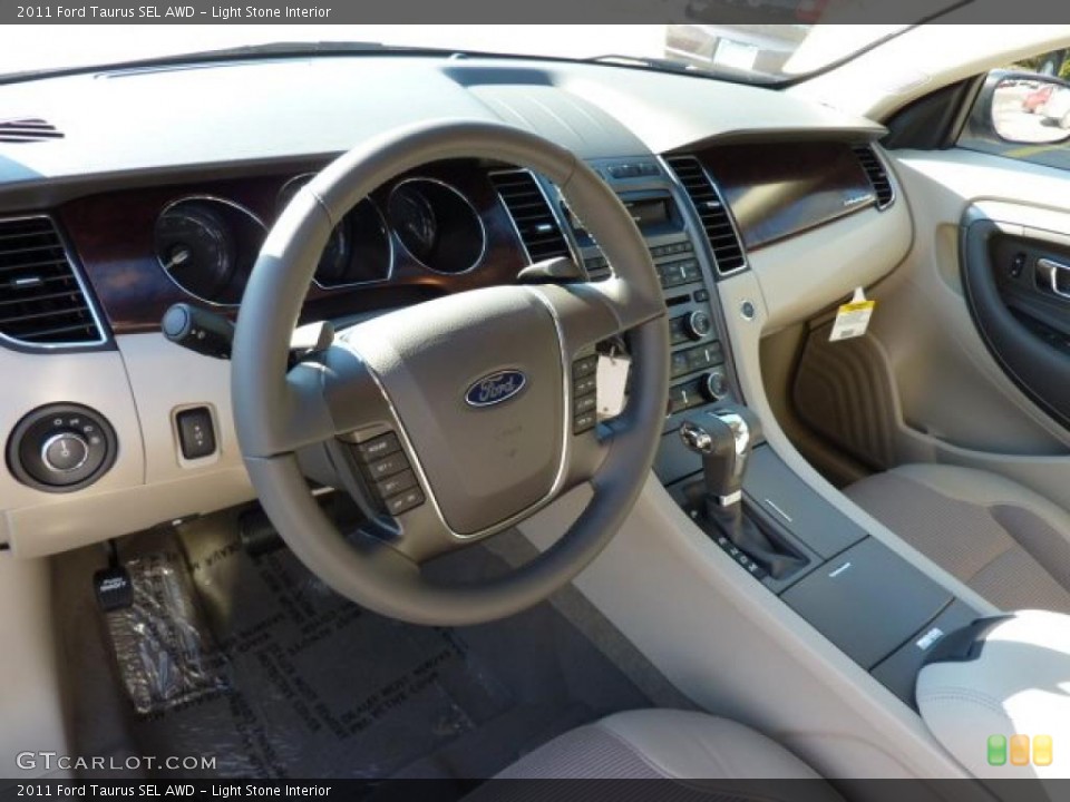 Light Stone Interior Prime Interior for the 2011 Ford Taurus SEL AWD #40597377