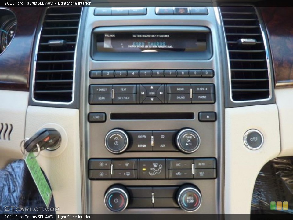 Light Stone Interior Controls for the 2011 Ford Taurus SEL AWD #40597485