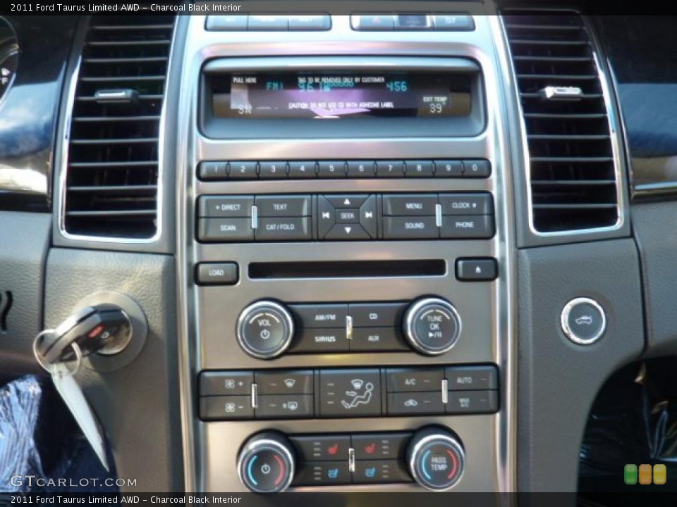 Charcoal Black Interior Controls for the 2011 Ford Taurus Limited AWD #40598381