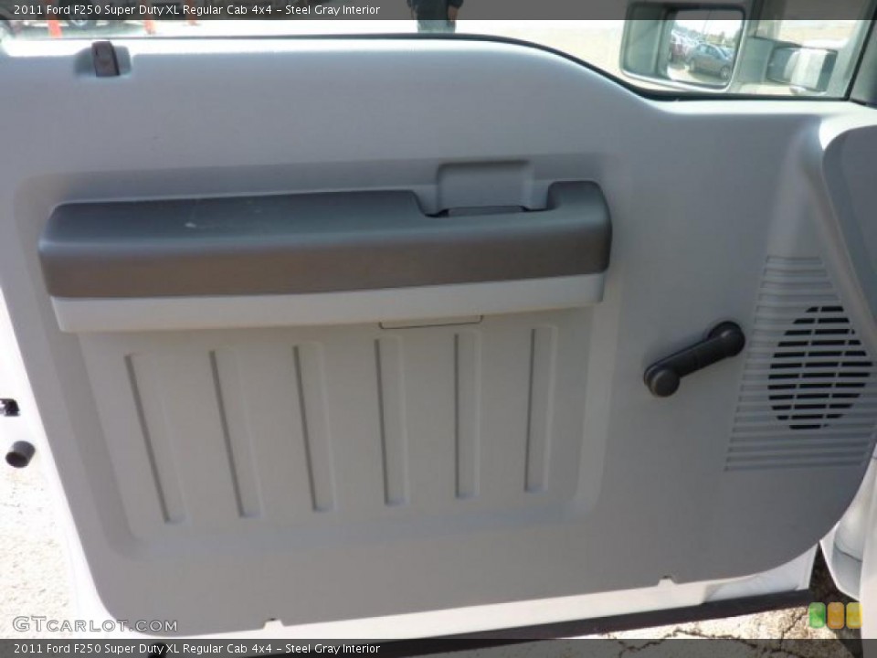 Steel Gray Interior Door Panel for the 2011 Ford F250 Super Duty XL Regular Cab 4x4 #40599533