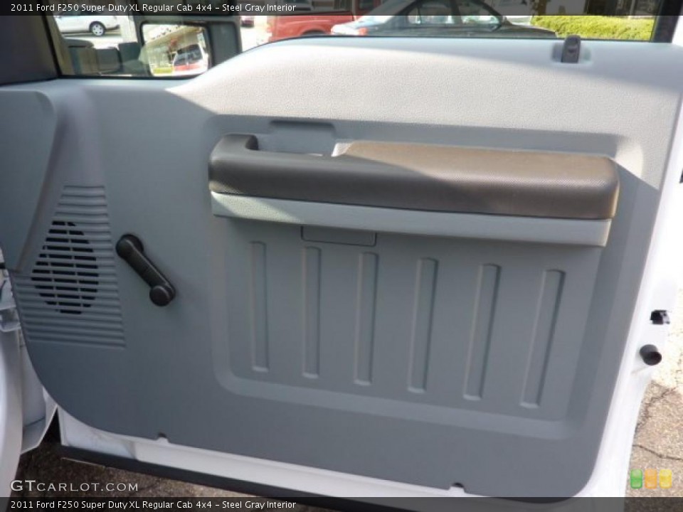 Steel Gray Interior Door Panel for the 2011 Ford F250 Super Duty XL Regular Cab 4x4 #40599564