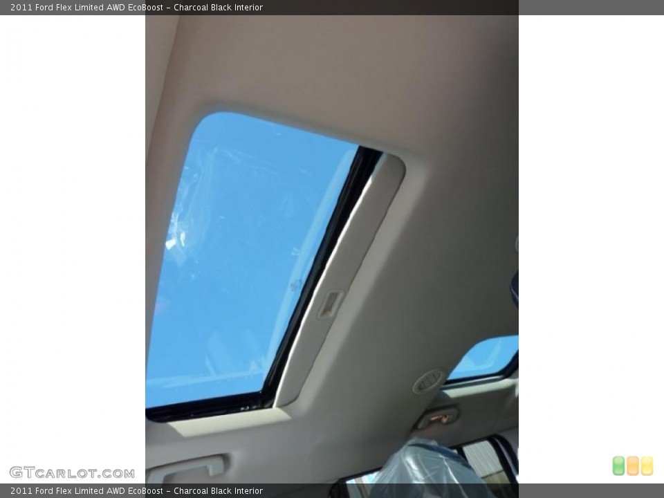 Charcoal Black Interior Sunroof for the 2011 Ford Flex Limited AWD EcoBoost #40600201