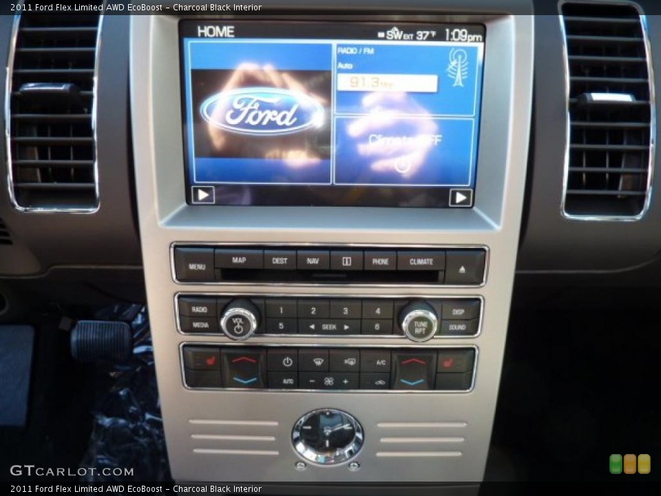 Charcoal Black Interior Navigation for the 2011 Ford Flex Limited AWD EcoBoost #40600293