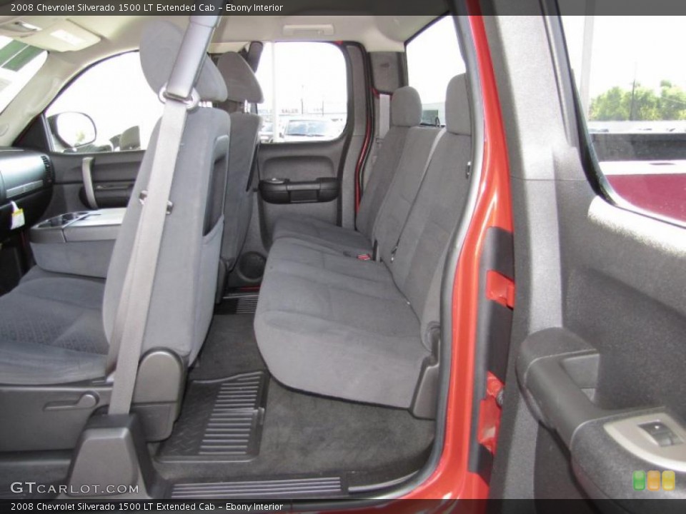 Ebony Interior Photo for the 2008 Chevrolet Silverado 1500 LT Extended Cab #40601821