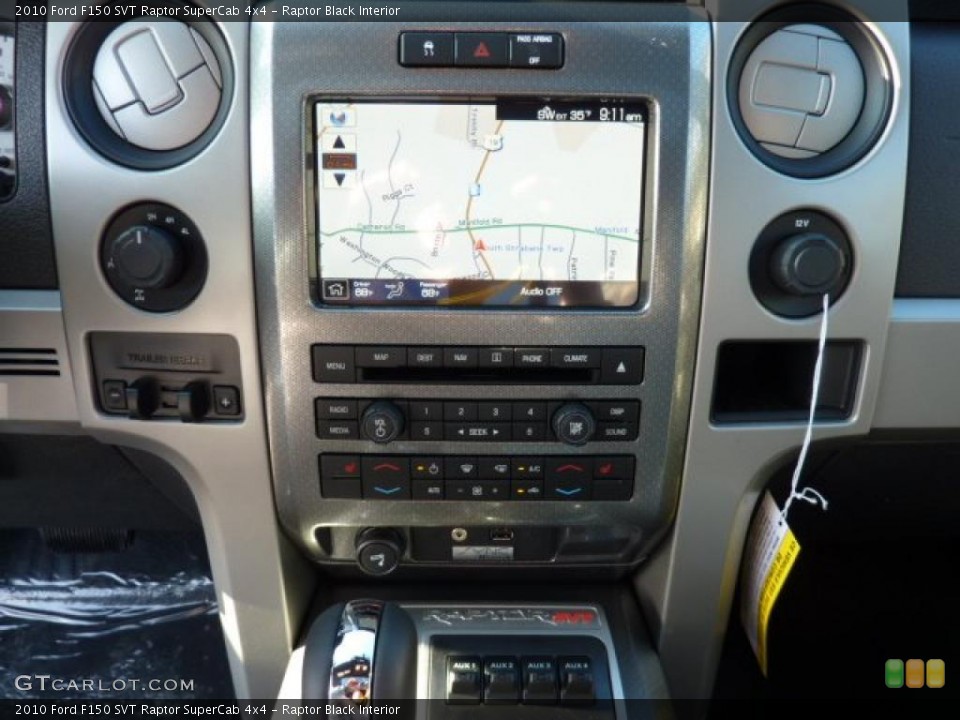 Raptor Black Interior Controls for the 2010 Ford F150 SVT Raptor SuperCab 4x4 #40603669