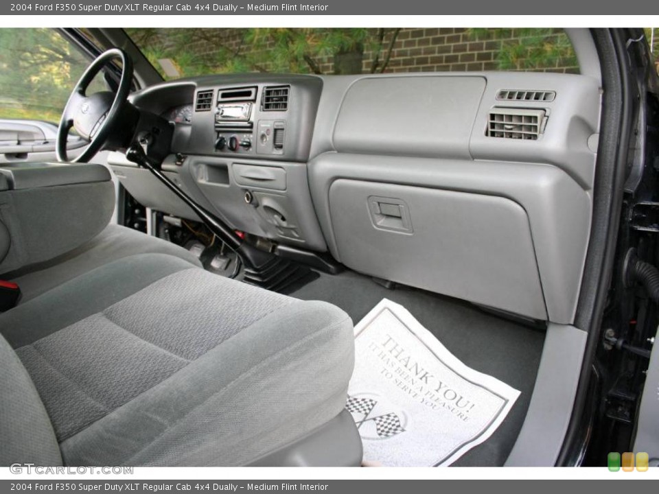 Medium Flint Interior Dashboard for the 2004 Ford F350 Super Duty XLT Regular Cab 4x4 Dually #40603861