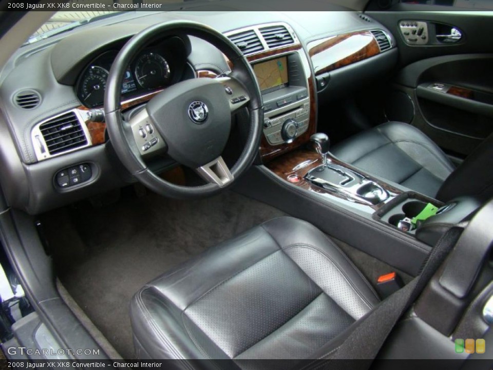 Charcoal Interior Prime Interior for the 2008 Jaguar XK XK8 Convertible #40603949