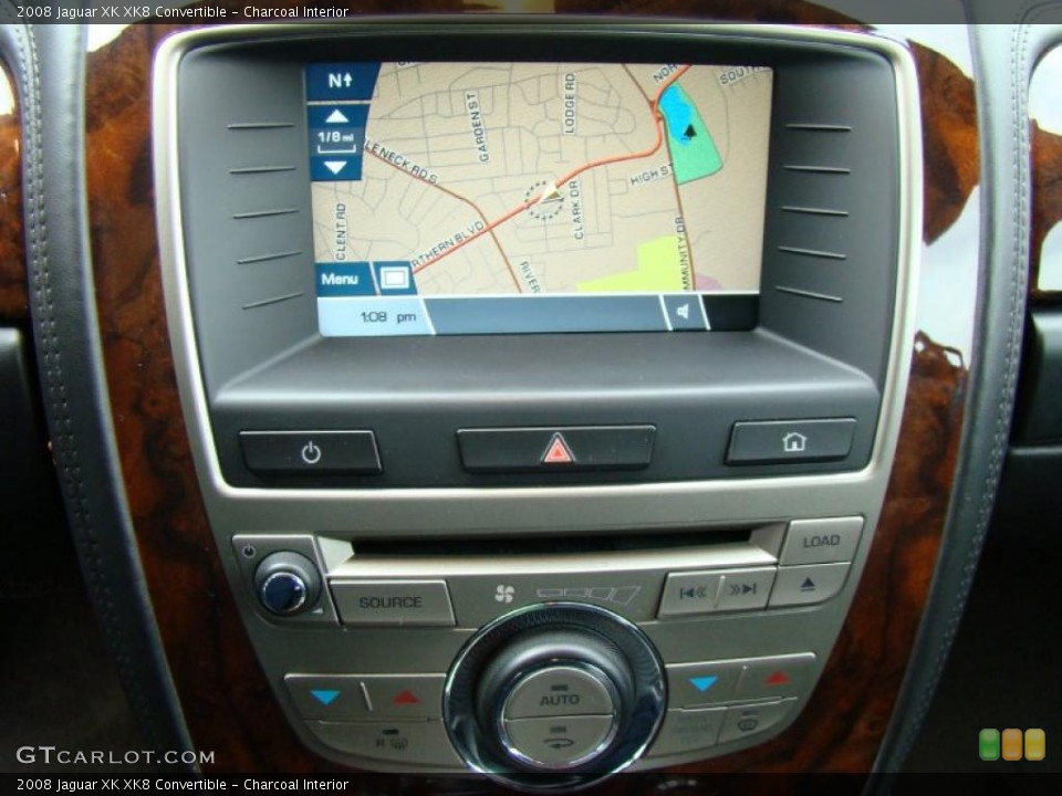Charcoal Interior Navigation for the 2008 Jaguar XK XK8 Convertible #40603997