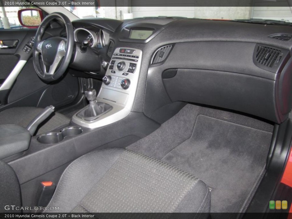 Black Interior Dashboard for the 2010 Hyundai Genesis Coupe 2.0T #40606593