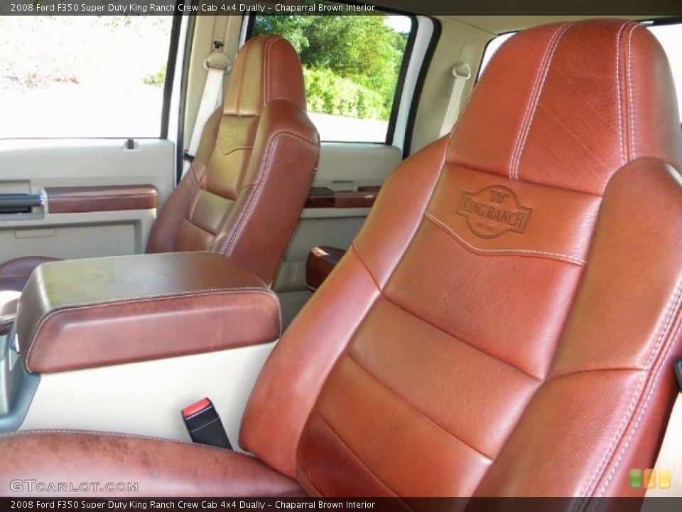 Chaparral Brown Interior Photo for the 2008 Ford F350 Super Duty King Ranch Crew Cab 4x4 Dually #40606821