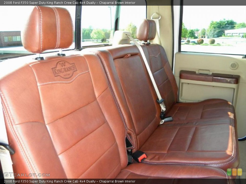 Chaparral Brown Interior Photo for the 2008 Ford F350 Super Duty King Ranch Crew Cab 4x4 Dually #40607013