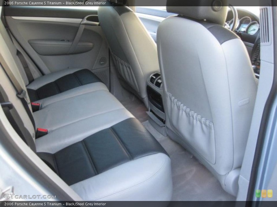 Black/Steel Grey Interior Photo for the 2006 Porsche Cayenne S Titanium #40608649