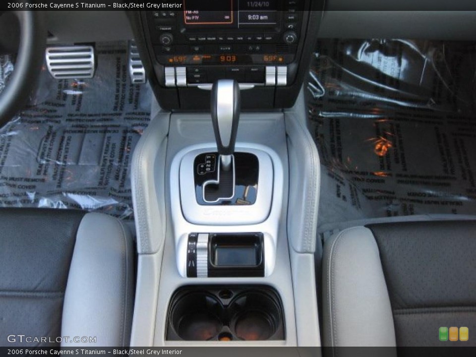 Black/Steel Grey Interior Transmission for the 2006 Porsche Cayenne S Titanium #40608695