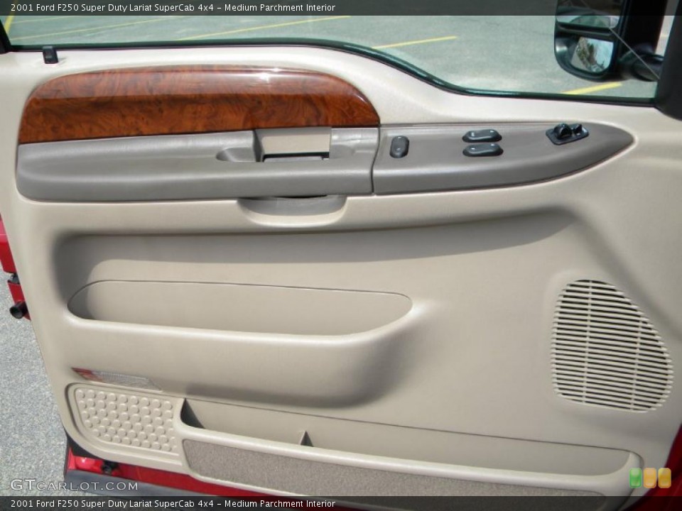 Medium Parchment Interior Door Panel for the 2001 Ford F250 Super Duty Lariat SuperCab 4x4 #40611865