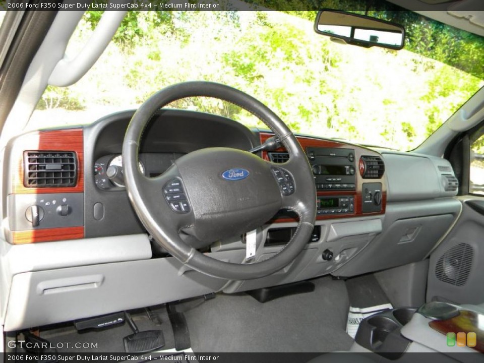Medium Flint Interior Dashboard for the 2006 Ford F350 Super Duty Lariat SuperCab 4x4 #40614845