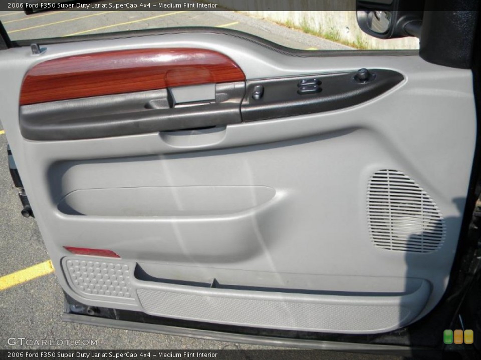 Medium Flint Interior Door Panel for the 2006 Ford F350 Super Duty Lariat SuperCab 4x4 #40614915
