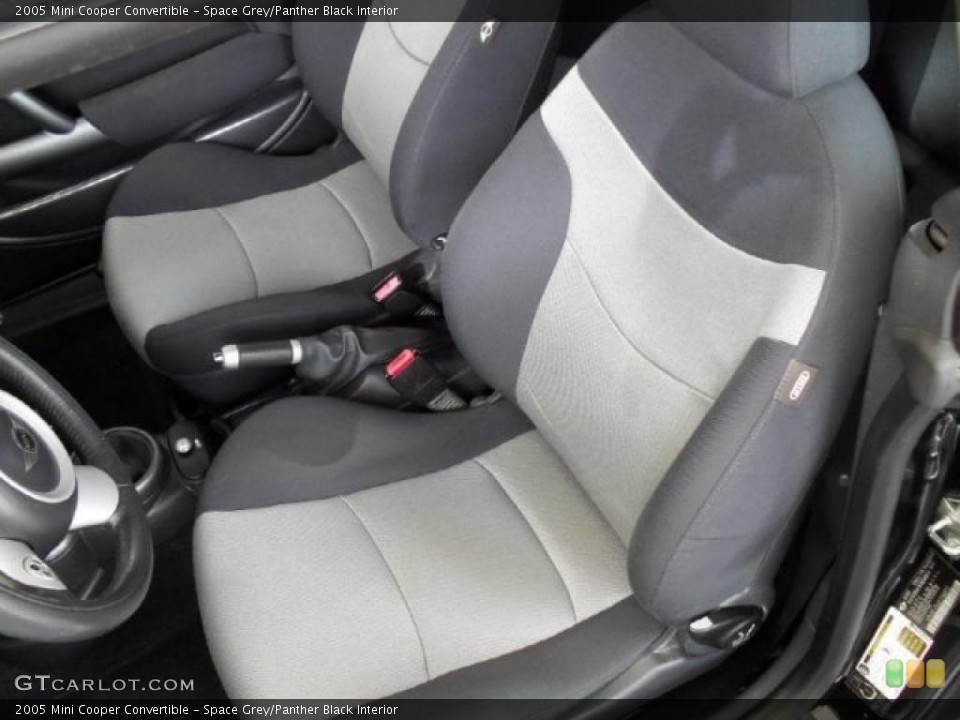 Space Grey/Panther Black Interior Photo for the 2005 Mini Cooper Convertible #40614989
