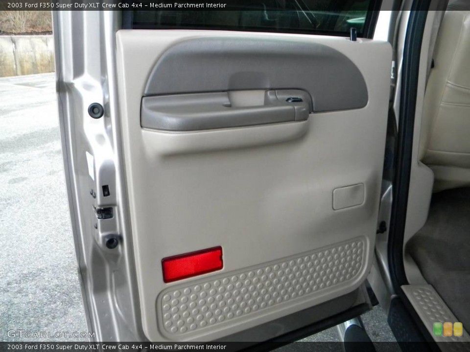 Medium Parchment Interior Door Panel for the 2003 Ford F350 Super Duty XLT Crew Cab 4x4 #40615837