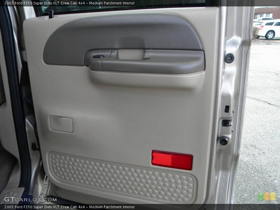 Medium Parchment Interior Door Panel for the 2003 Ford F350 Super Duty XLT Crew Cab 4x4 #40615998