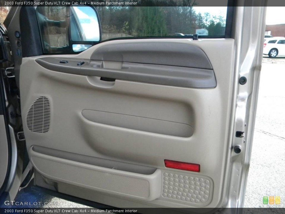 Medium Parchment Interior Door Panel for the 2003 Ford F350 Super Duty XLT Crew Cab 4x4 #40616006