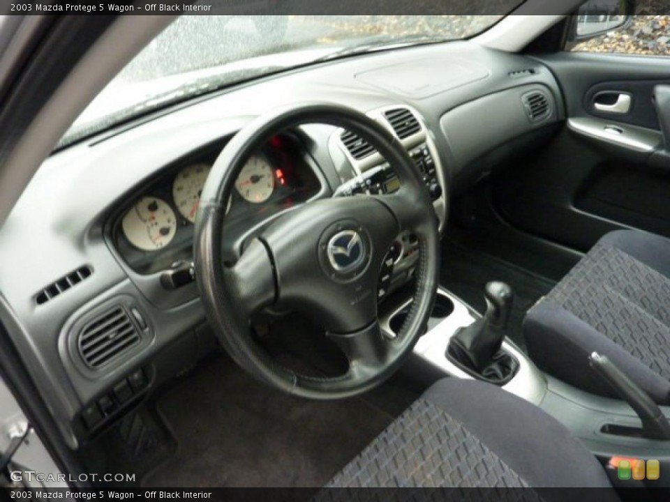 Off Black Interior Photo for the 2003 Mazda Protege 5 Wagon #40616222