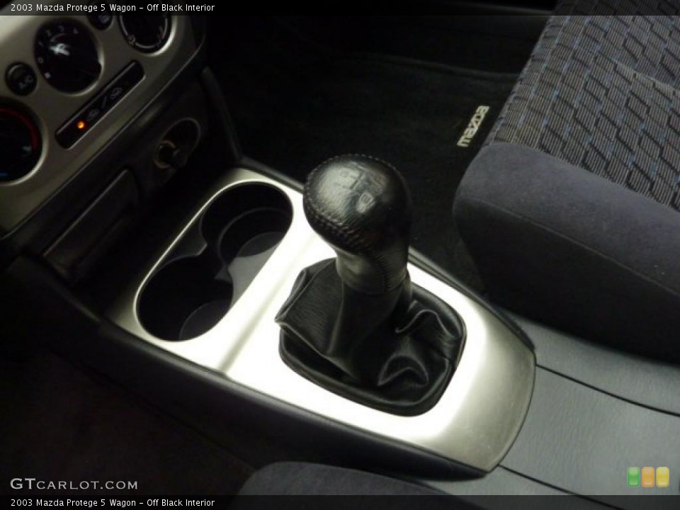 Off Black Interior Transmission for the 2003 Mazda Protege 5 Wagon #40616238