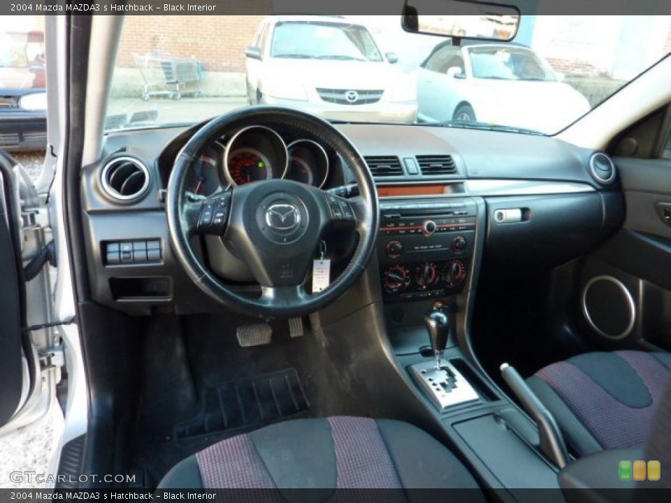 Black Interior Photo for the 2004 Mazda MAZDA3 s Hatchback #40617430