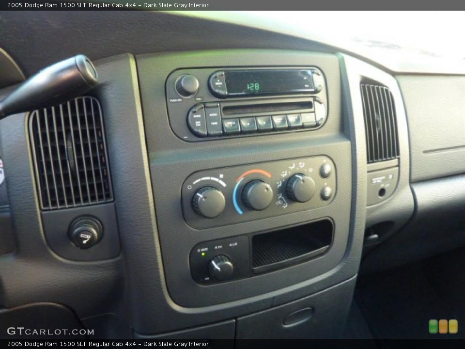 Dark Slate Gray Interior Controls for the 2005 Dodge Ram 1500 SLT Regular Cab 4x4 #40617698