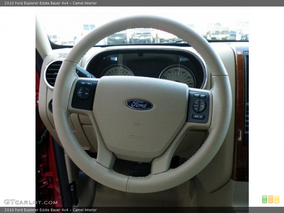 Camel Interior Steering Wheel for the 2010 Ford Explorer Eddie Bauer 4x4 #40621134