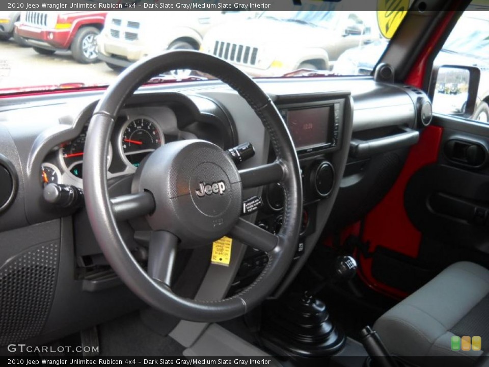 Dark Slate Gray/Medium Slate Gray Interior Photo for the 2010 Jeep Wrangler Unlimited Rubicon 4x4 #40626300