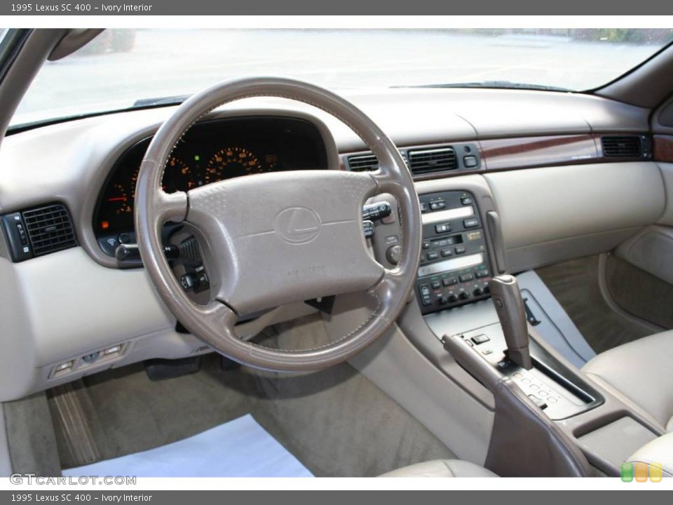 Ivory Interior Photo for the 1995 Lexus SC 400 #40626418
