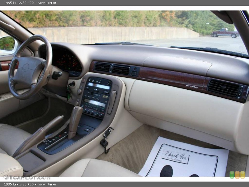 Ivory Interior Dashboard for the 1995 Lexus SC 400 #40626554