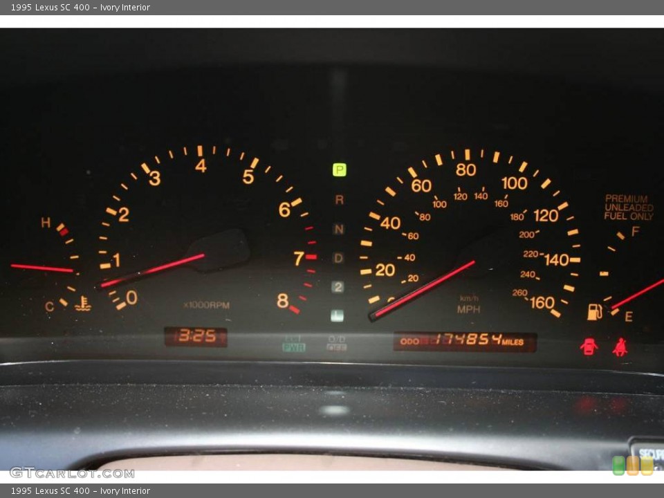 Ivory Interior Gauges for the 1995 Lexus SC 400 #40626758