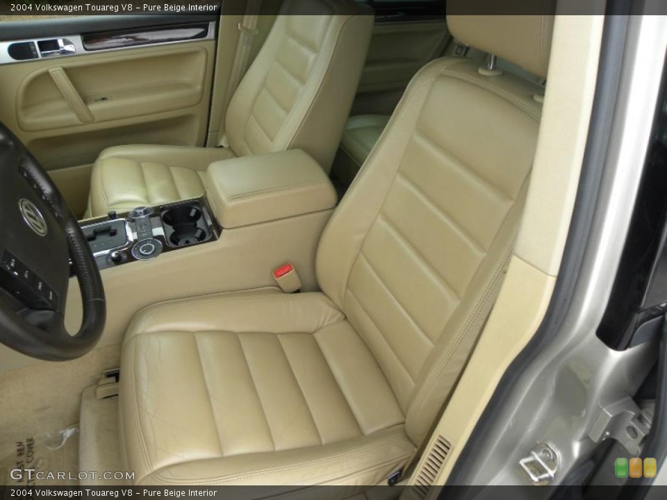 Pure Beige Interior Photo for the 2004 Volkswagen Touareg V8 #40627922