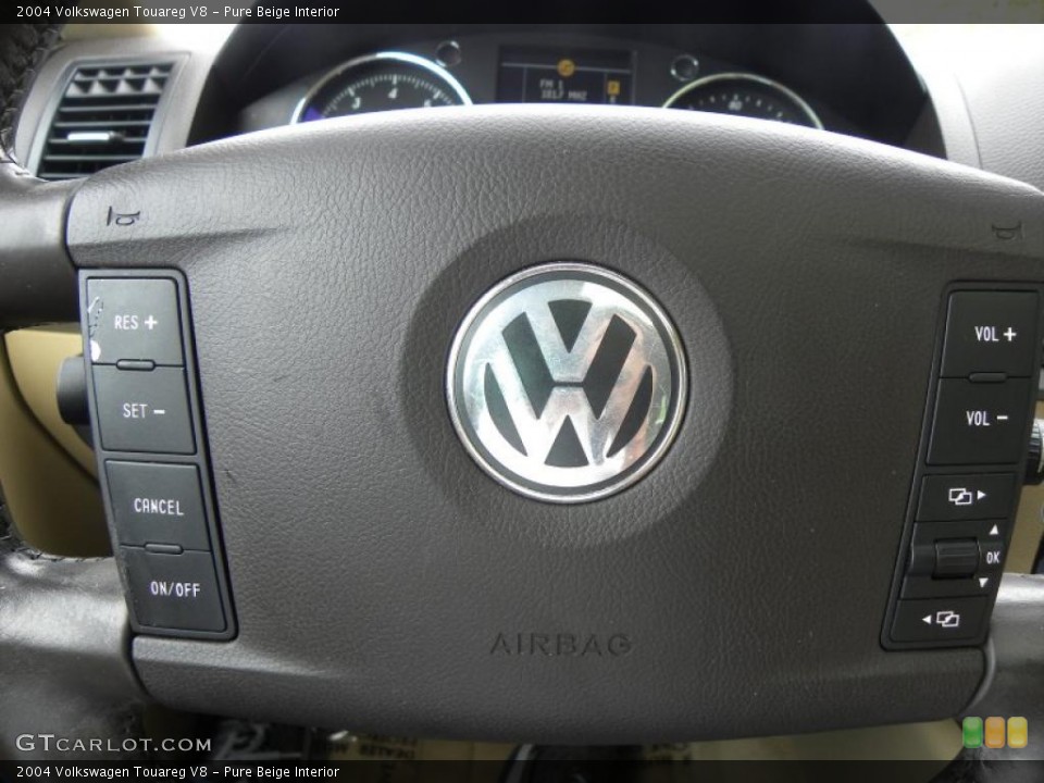 Pure Beige Interior Steering Wheel for the 2004 Volkswagen Touareg V8 #40628190
