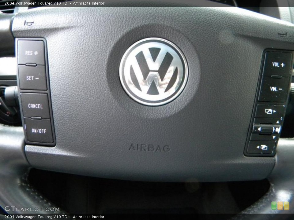 Anthracite Interior Steering Wheel for the 2004 Volkswagen Touareg V10 TDI #40628378