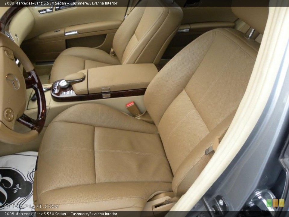 Cashmere/Savanna Interior Photo for the 2008 Mercedes-Benz S 550 Sedan #40629022