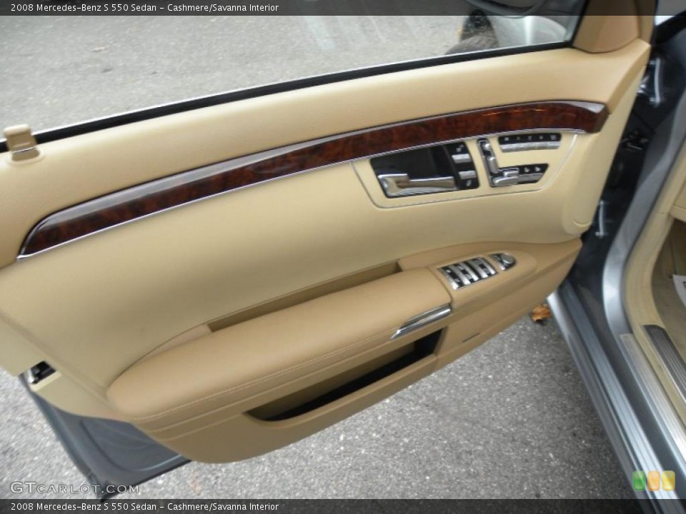 Cashmere/Savanna Interior Door Panel for the 2008 Mercedes-Benz S 550 Sedan #40629035