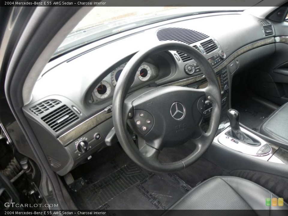 Charcoal Interior Photo for the 2004 Mercedes-Benz E 55 AMG Sedan #40629363