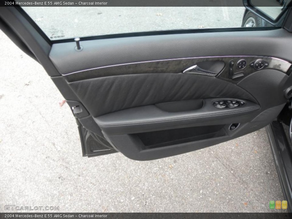 Charcoal Interior Door Panel for the 2004 Mercedes-Benz E 55 AMG Sedan #40629413