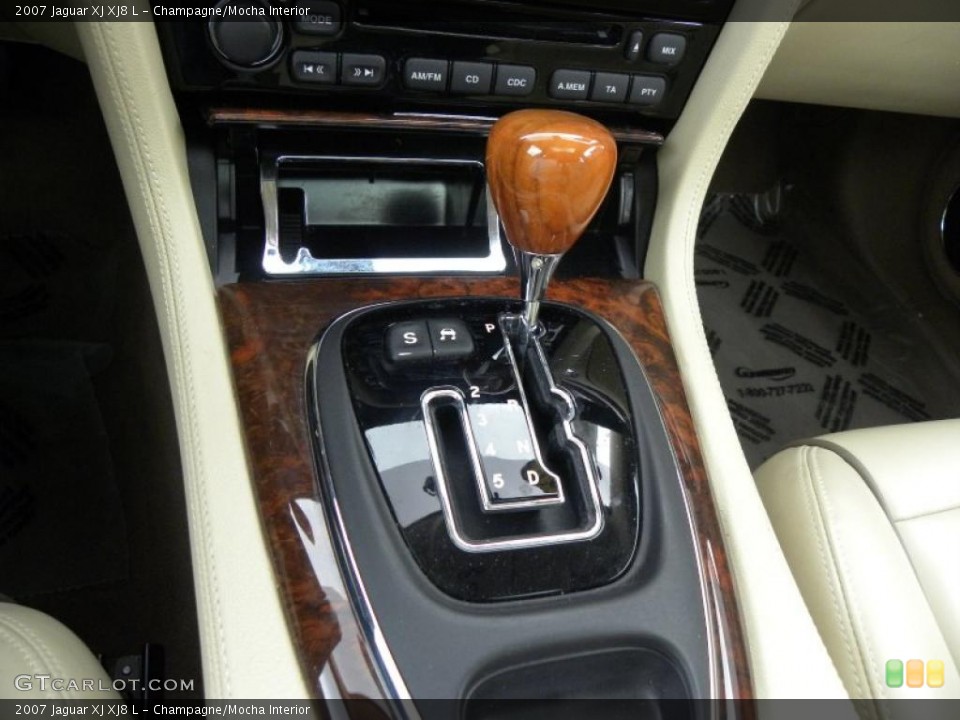 Champagne/Mocha Interior Transmission for the 2007 Jaguar XJ XJ8 L #40630530