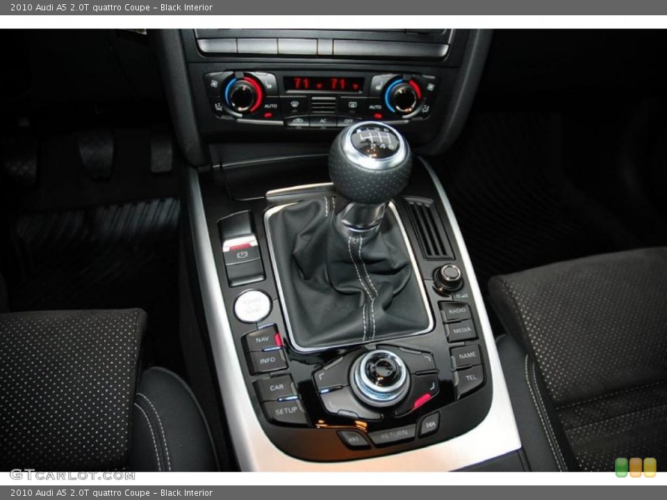 Black Interior Transmission for the 2010 Audi A5 2.0T quattro Coupe #40630894