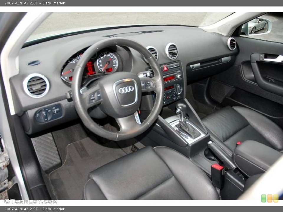 Black Interior Prime Interior for the 2007 Audi A3 2.0T #40631610