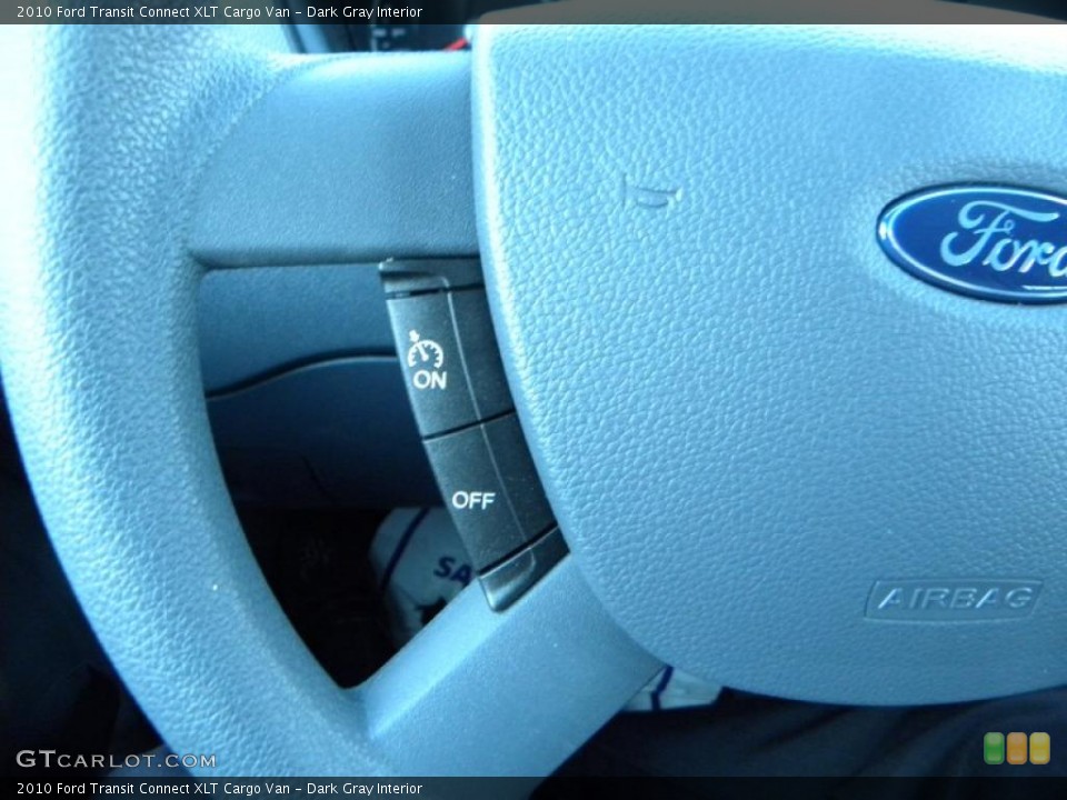 Dark Gray Interior Controls for the 2010 Ford Transit Connect XLT Cargo Van #40632186