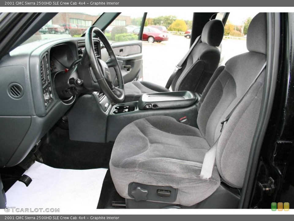 Graphite Interior Photo for the 2001 GMC Sierra 2500HD SLE Crew Cab 4x4 #40634666